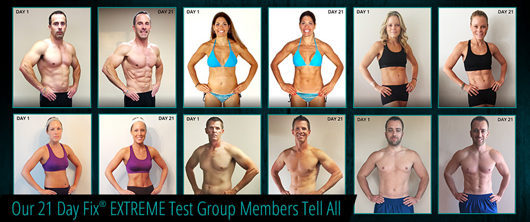 21 Day Fix Extreme Test Group