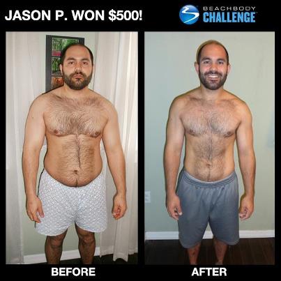 Jason P. Won $500 with P90X and Shakeology