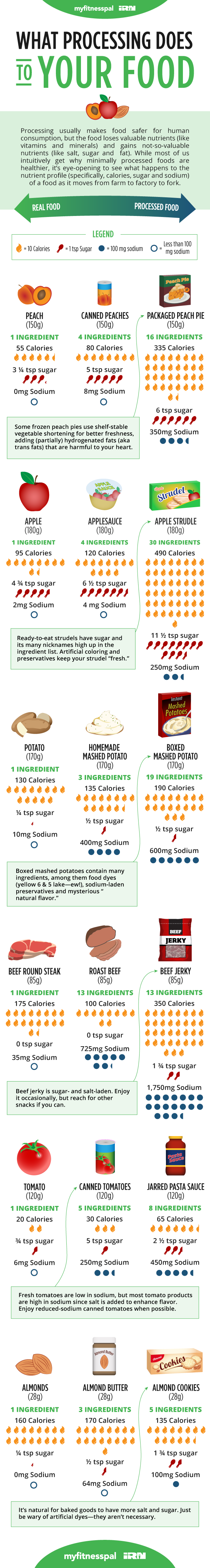 The Anatomy of Processed Food Infographic
