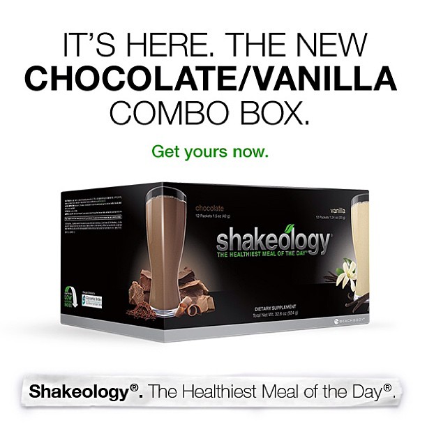 Chocolate/Vanilla Shakeology Combo Box