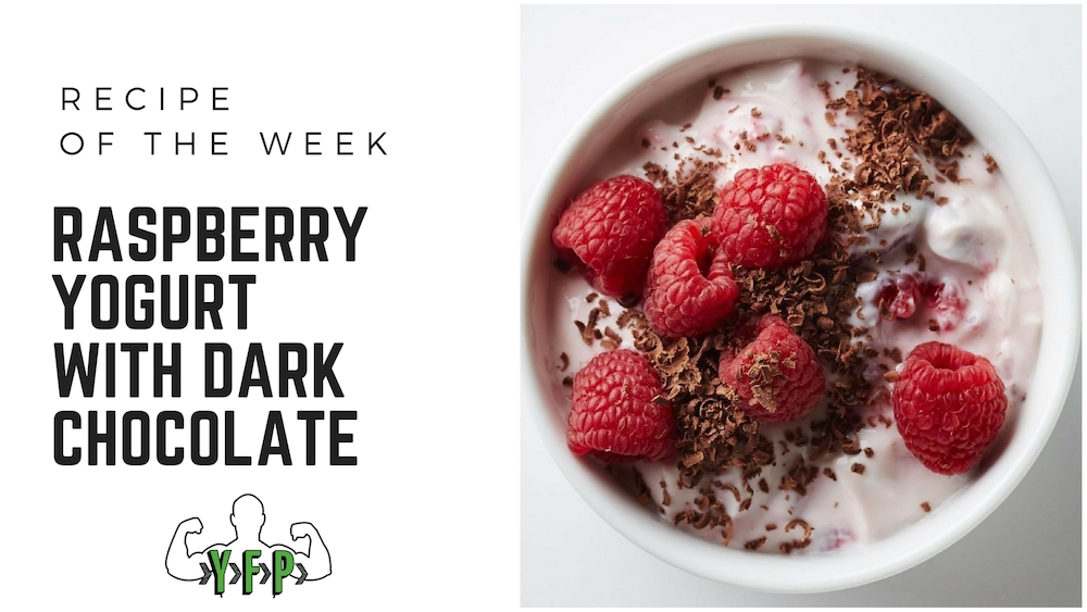 Recipe of the Week - Raspberry-Yogurt-with-Dark-Chocolate