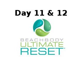 Ultimate Reset Day 11 and 12