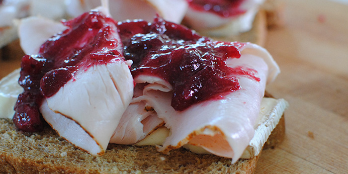 Turkey Cranberry Brie Sandwich