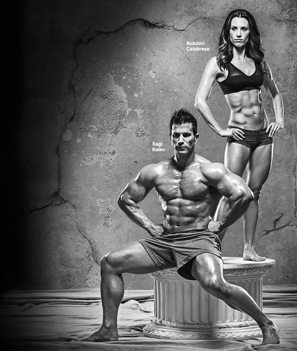 Two of Beachbody' celebrity trainers, Sagi Kalev and Autumn Calabrese